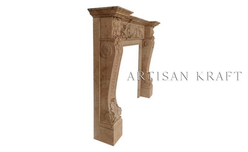 Verona Marble Fireplace Stock