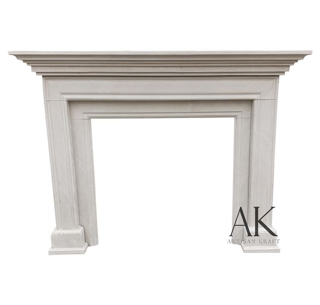 Alpine Sandstone Fireplace Stock