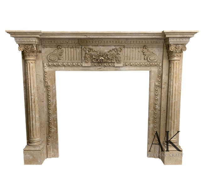 Augustus Marble Fireplace Stock