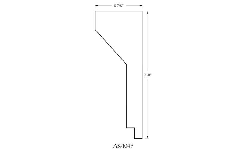 Cornice AK-104F