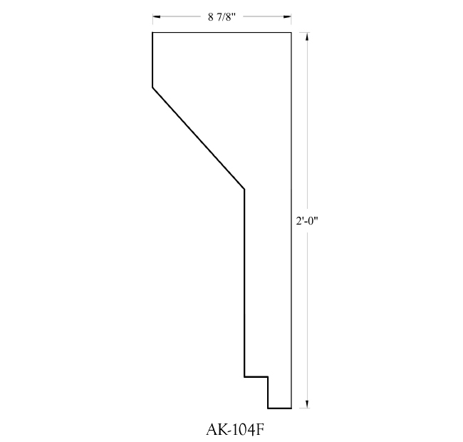 Cornice AK-104F