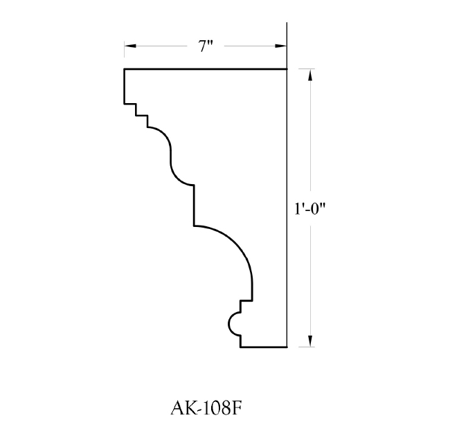 Cornice AK-108F