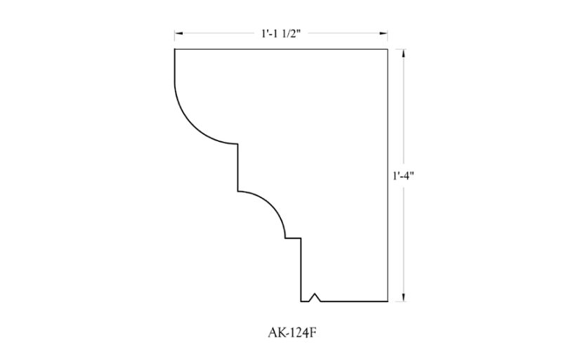 Cornice AK-124F