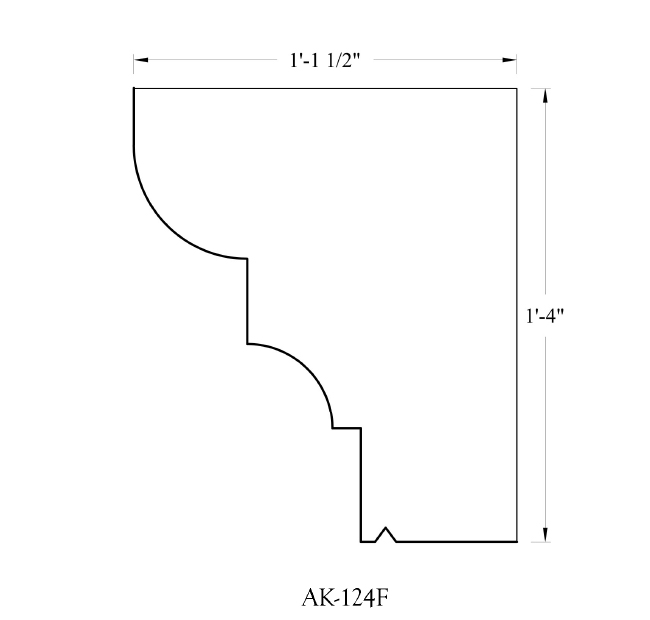 Cornice AK-124F