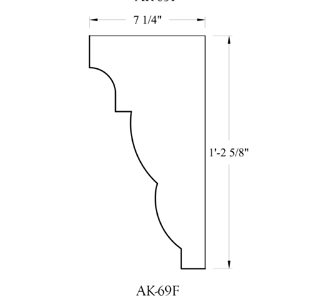 Cornice AK-69F