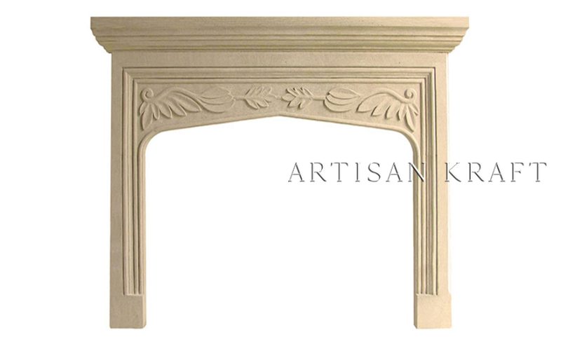 English Tudor II Fireplace Mantel