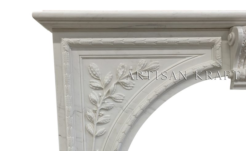 Greenwich Marble Fireplace Stock