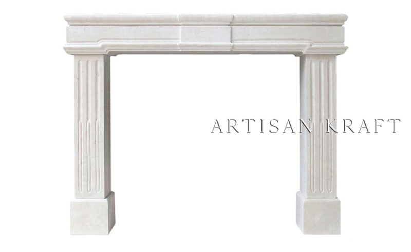 Newport Limestone Fireplace Stock