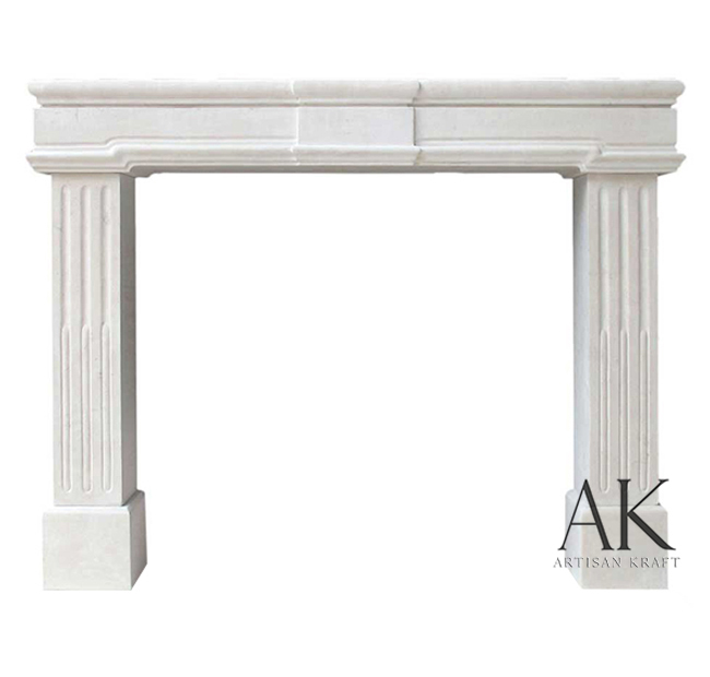 Newport Limestone Fireplace Stock