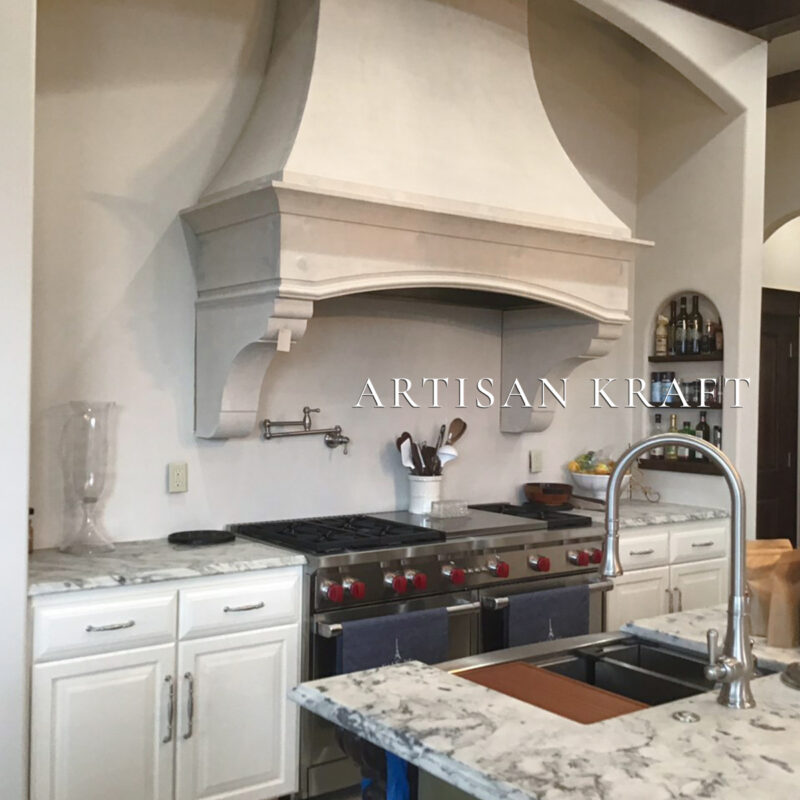 Cast Stone Kitchen Range Hoods - Artisan Kraft