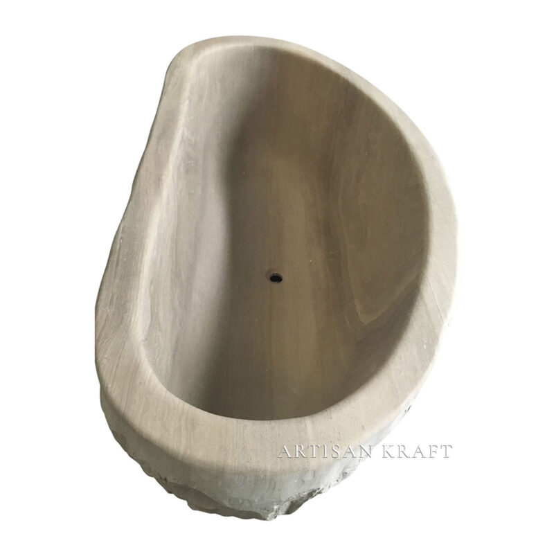 Pacific Chiseled Stone Bathtub