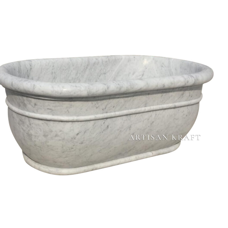 Roman Pedestal Stone Bathtub