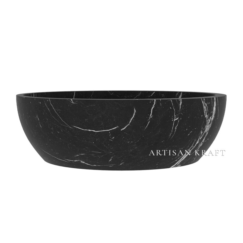 Del Mar Oval Stone Bathtub