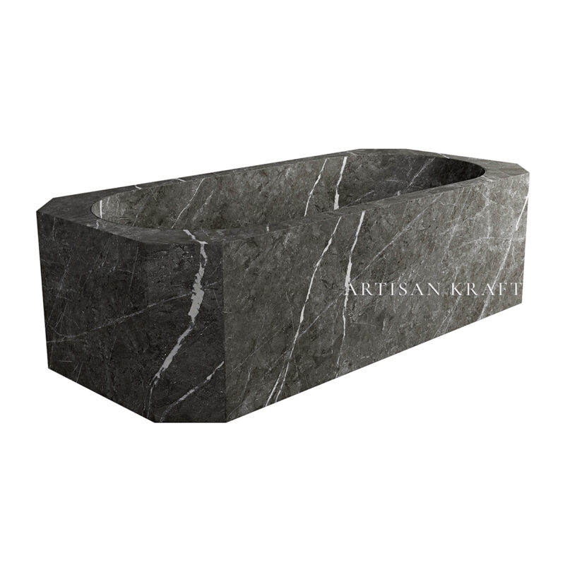 Ritz Rectangular Stone Bathtub