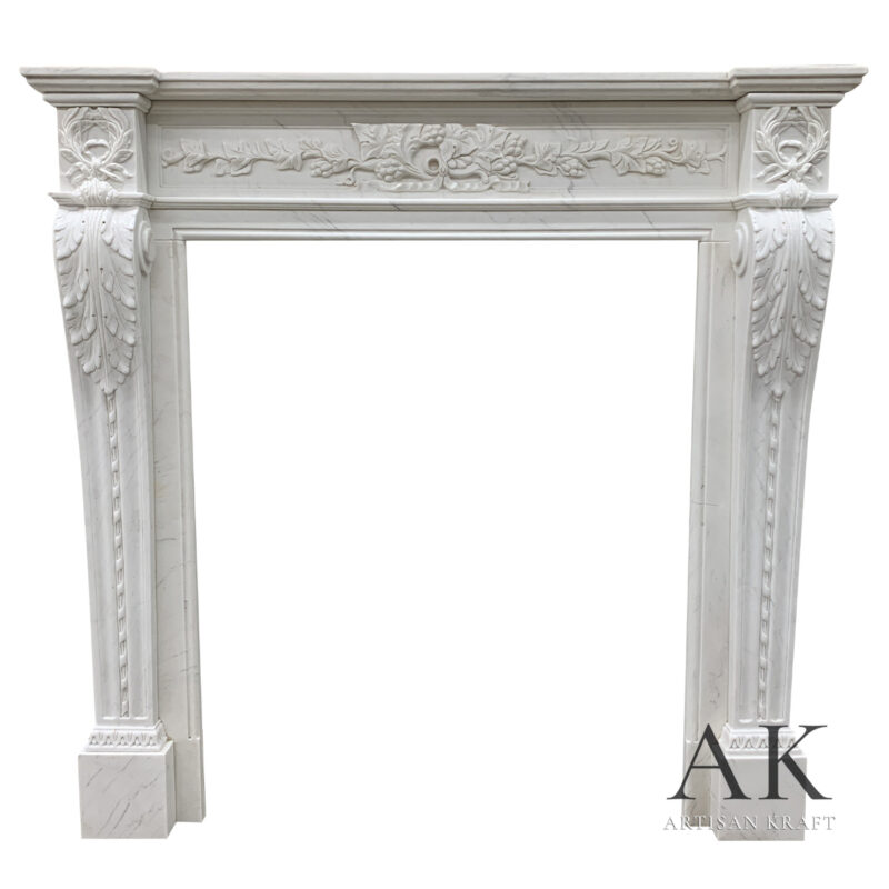 Capri Marble Fireplace Stock