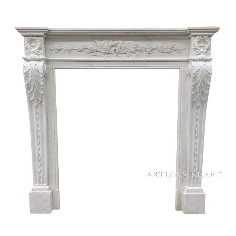 Capri Marble Fireplace Stock