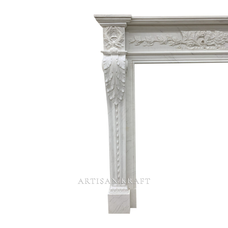 Capri Marble Fireplace Stock