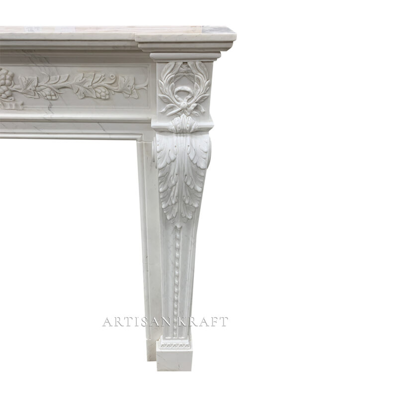 Capri Marble Fireplace Stock