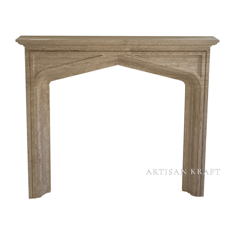 Modern Tudor Fireplace Mantel