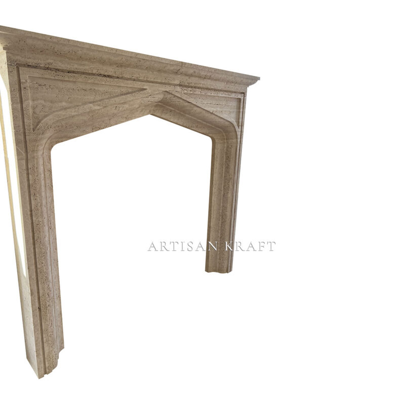 Modern Tudor Fireplace Mantel