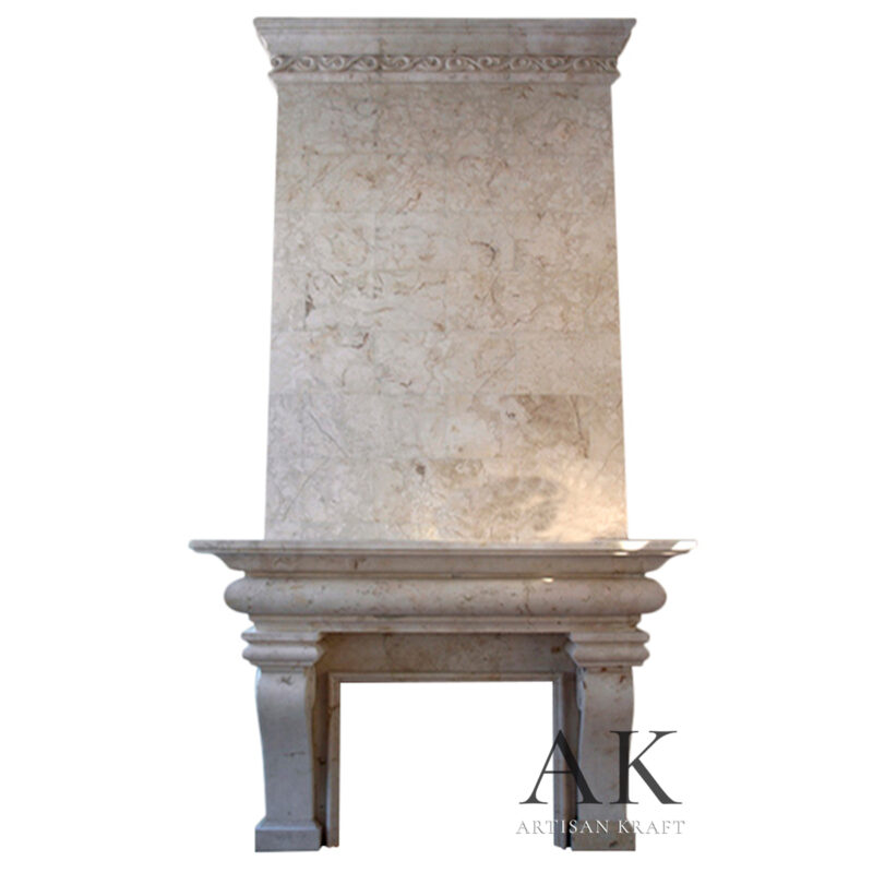 Classic French Overmantel Fireplace