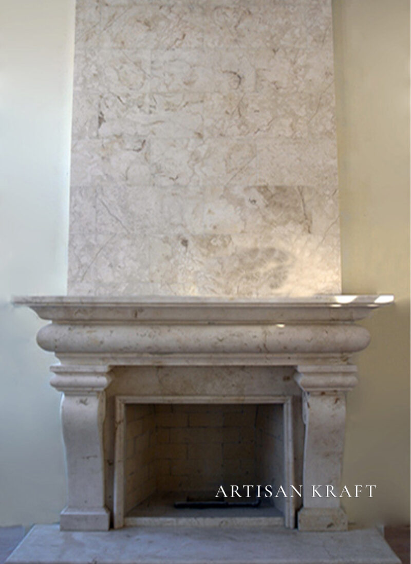 Classic French Overmantel Fireplace