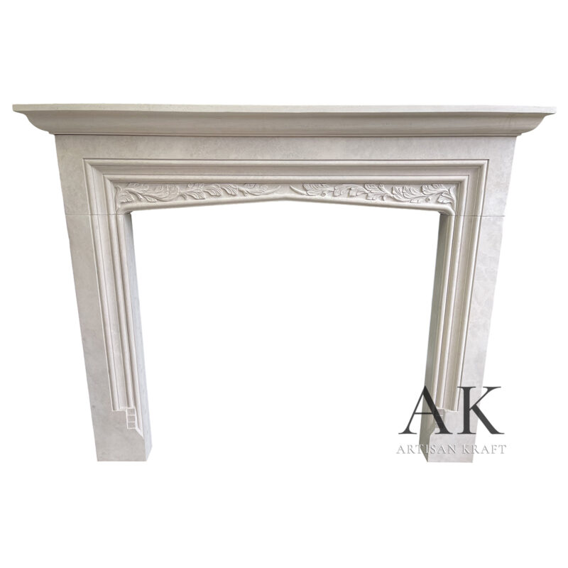 Traditional Tudor Fireplace Stock