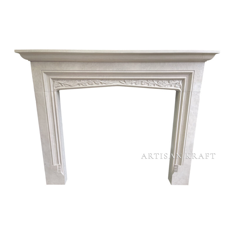 Traditional Tudor Fireplace Stock