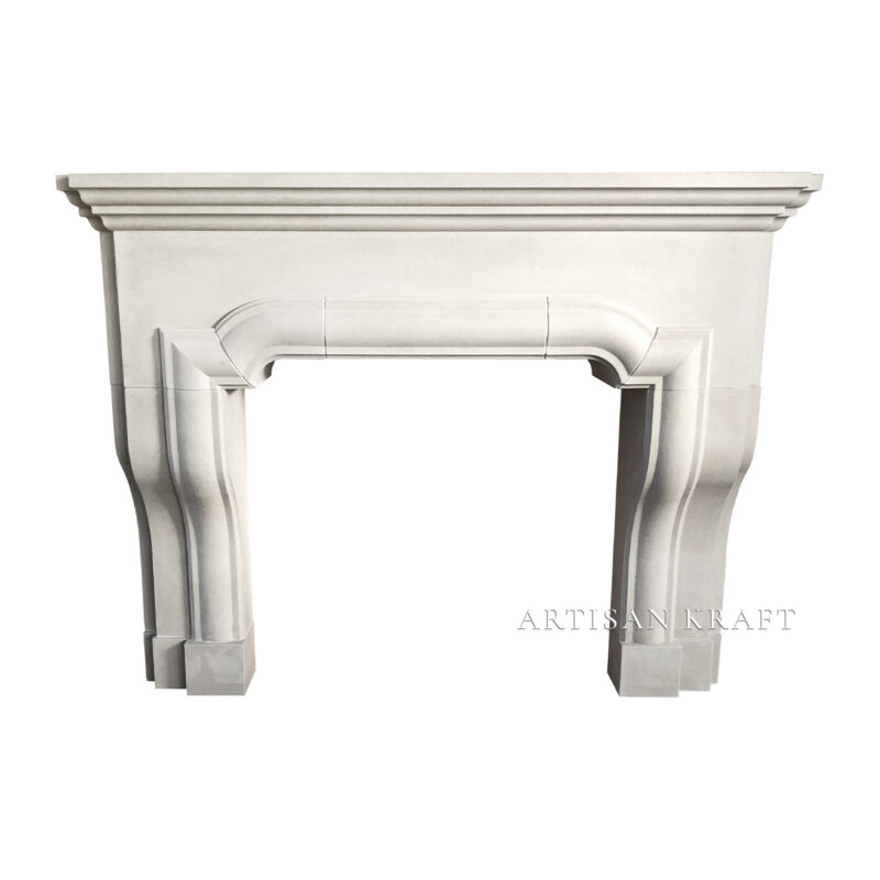 Classic English Cast Stone Mantel