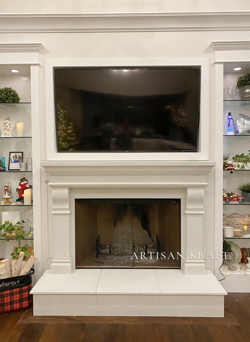 Baltimore Cast Stone Mantel