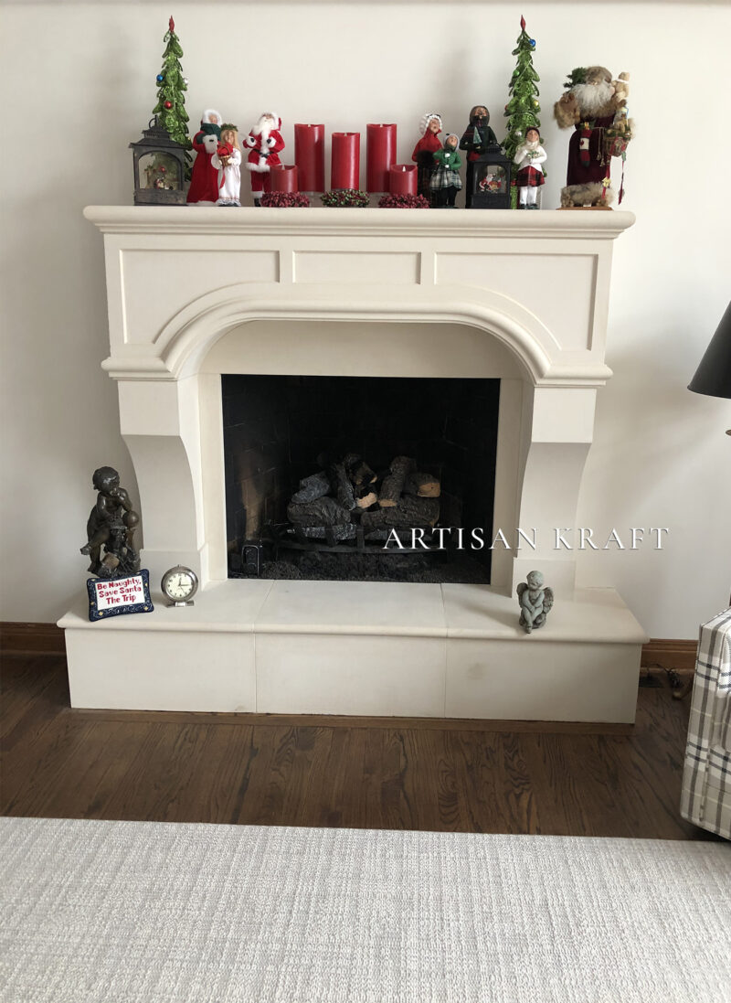 Nevada Cast Stone Mantel