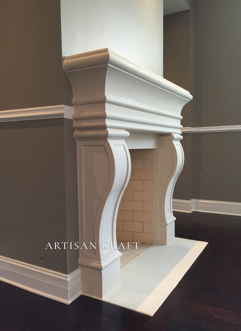 Leon Cast Stone Mantel