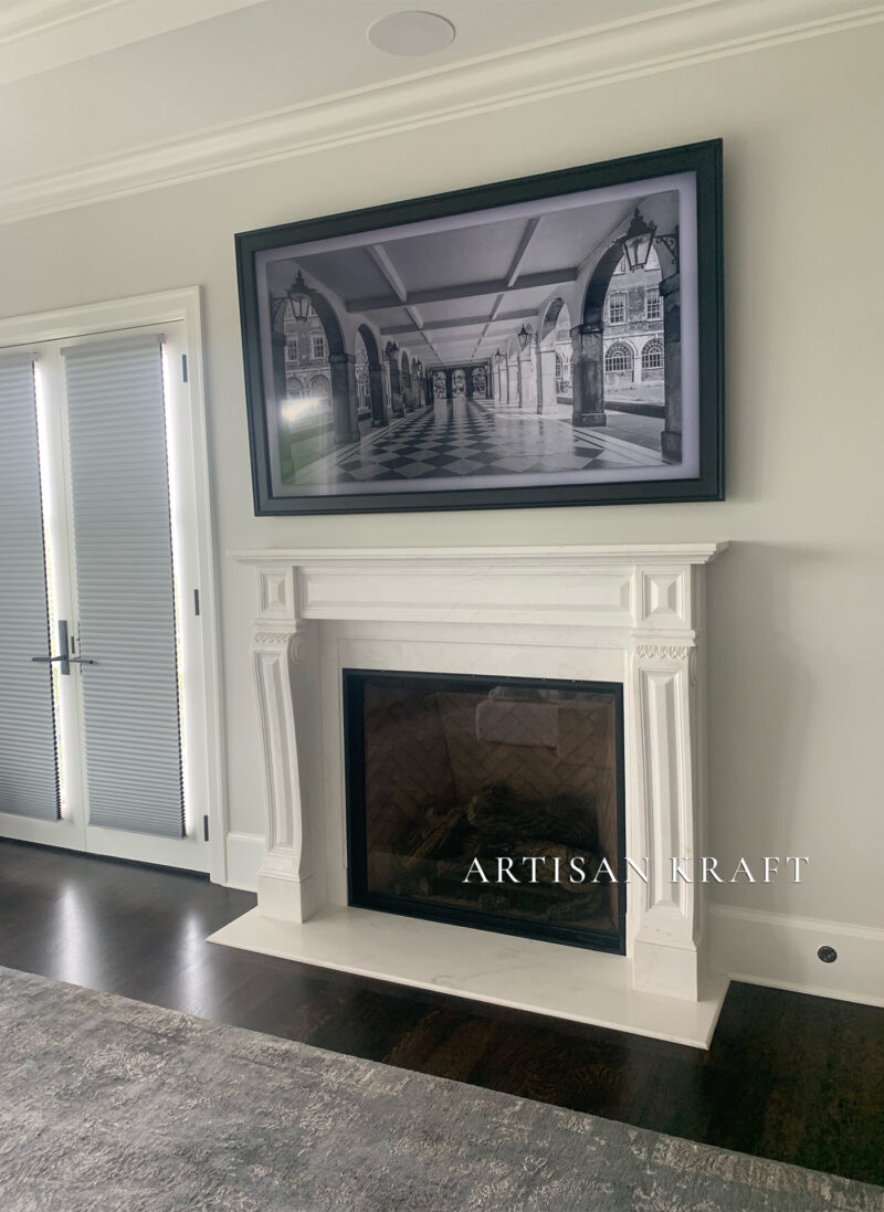 Italian Regal Fireplace Mantel