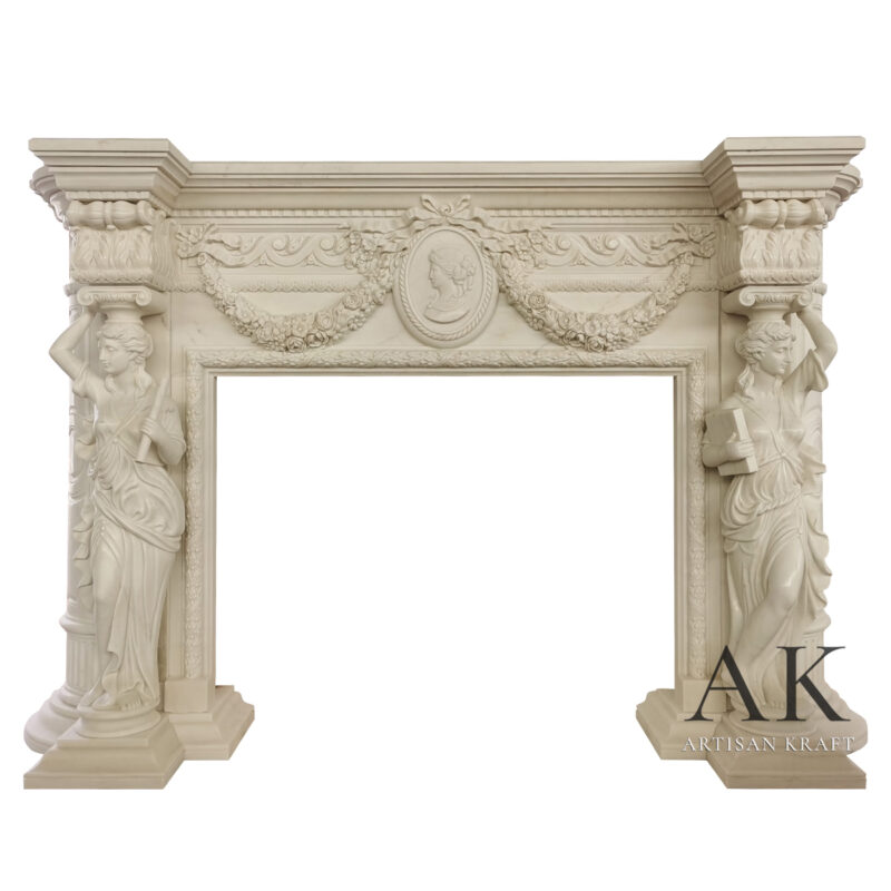 Greco Roman Fireplace Mantel