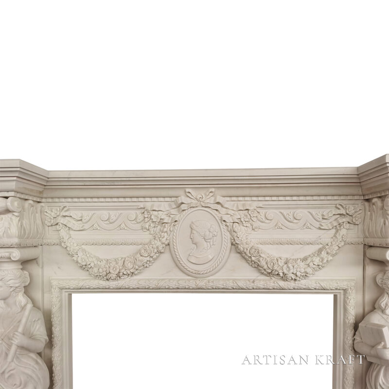 Greco Roman Fireplace Mantel