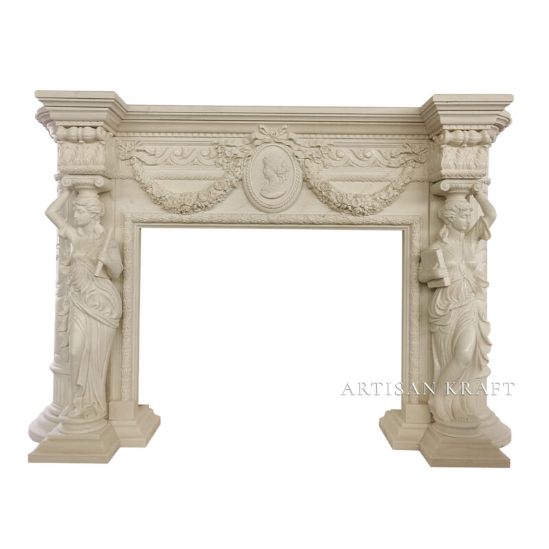 Greco Roman Fireplace Mantel