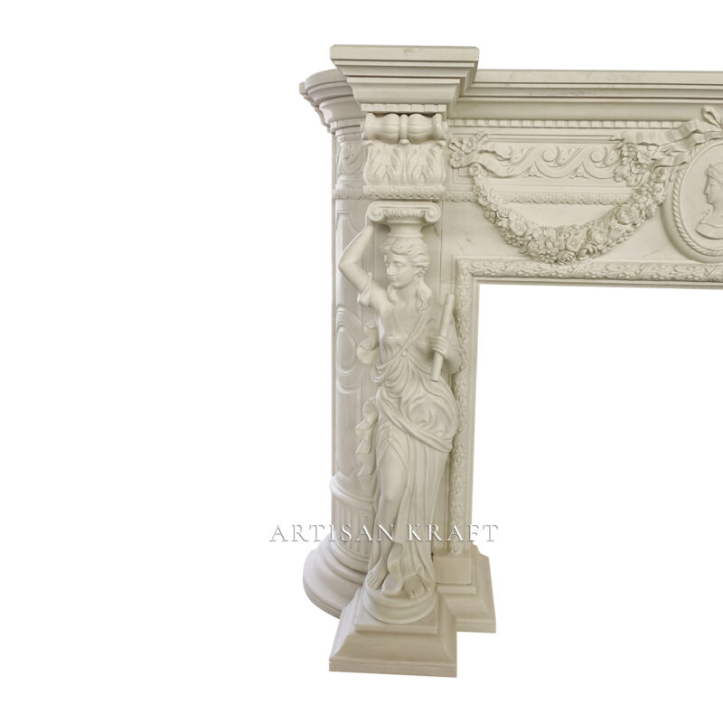 Greco Roman Fireplace Mantel