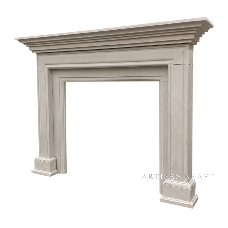 Alpine Sandstone Fireplace Stock