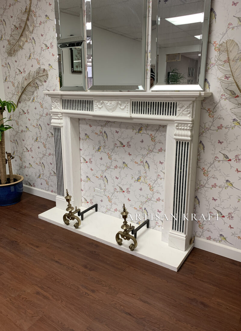 Georgia Marble Fireplace Stock