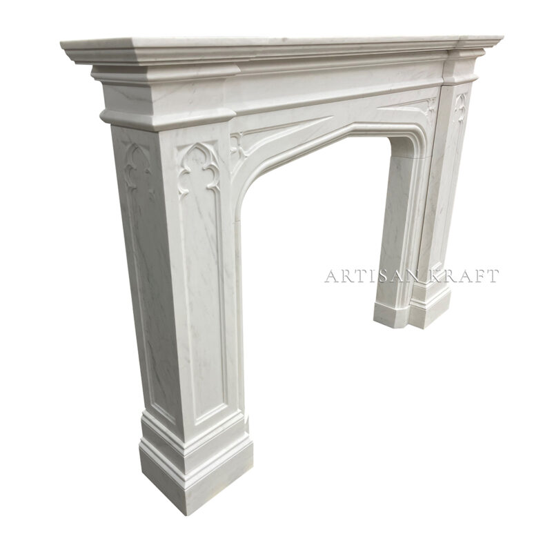 Gothic Tudor Fireplace Mantel