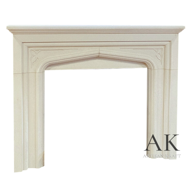 Camden Tudor Cast Stone Mantel