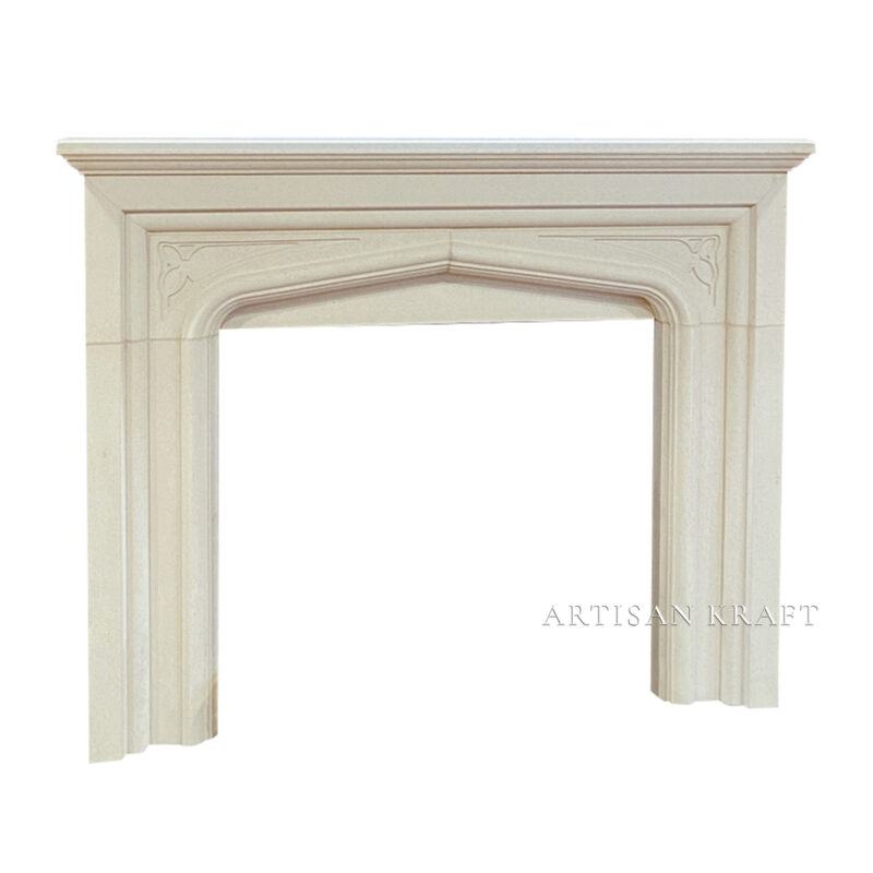 Camden Tudor Cast Stone Mantel