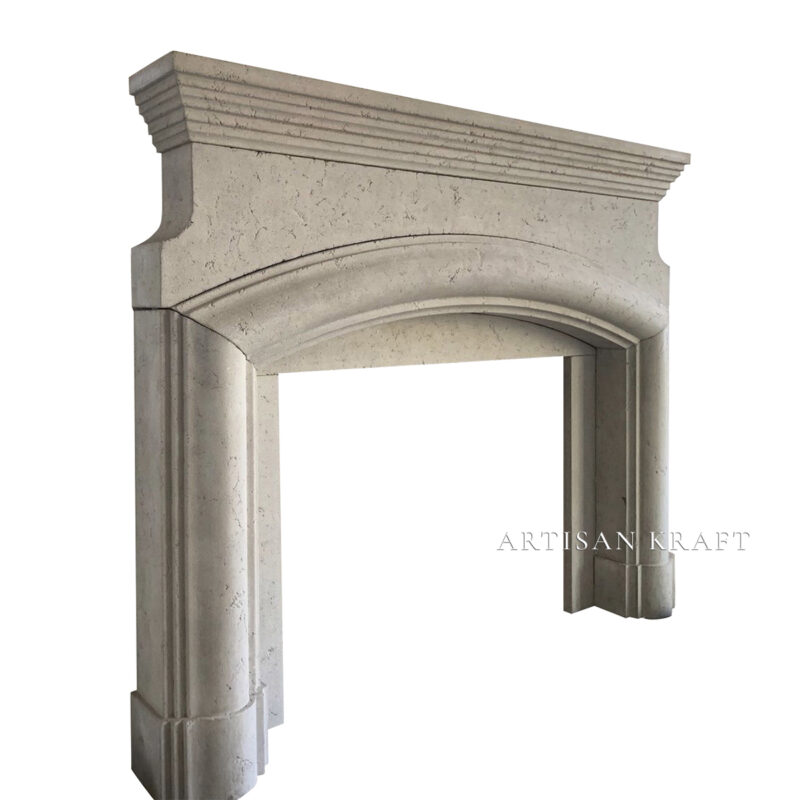 Marseille Cast Stone Mantel