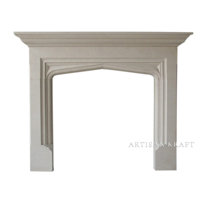 Diamond Tudor Fireplace Mantel