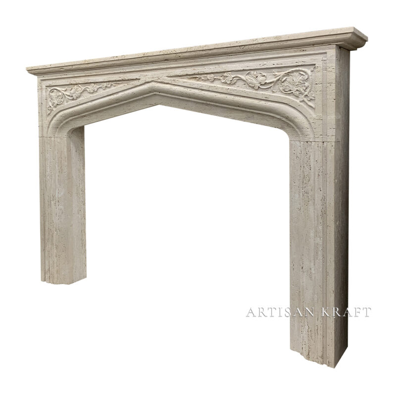 English Tudor Fireplace Stock