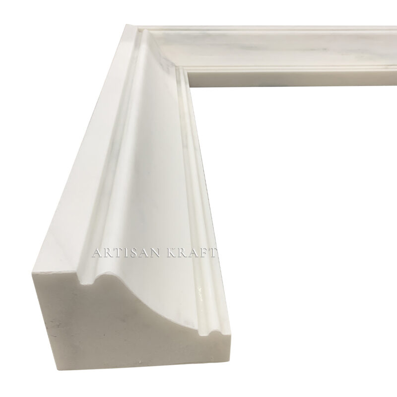 Vancouver Marble Fireplace Stock