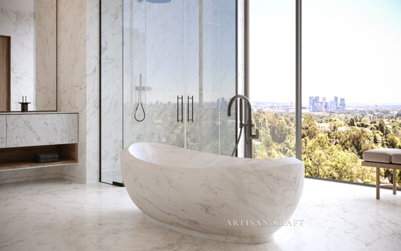 Harmony Slipper Stone Bathtub