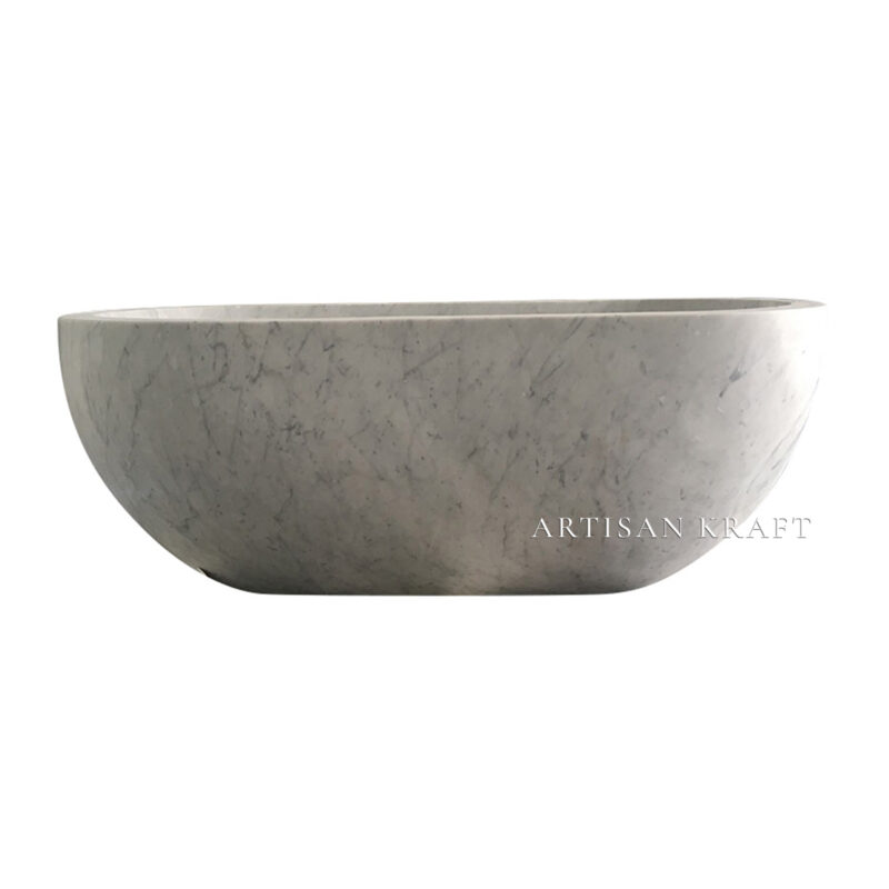 Laguna Double Ended Oval Stone Bathtub