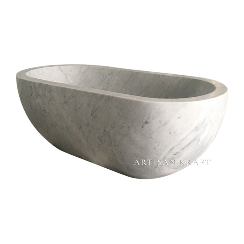 Laguna Double Ended Oval Stone Bathtub