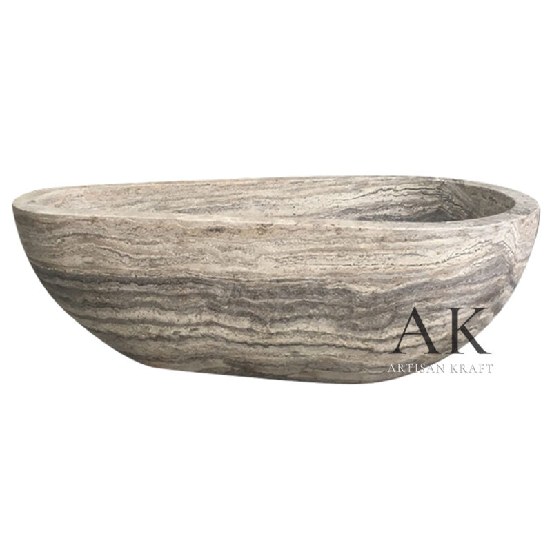 Teardrop Stone Bathtub